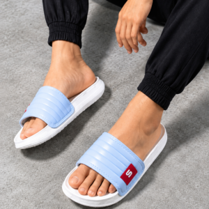 Men’s Fashionable Premium Ribbed Slides – Stylish Comfort for Everyday