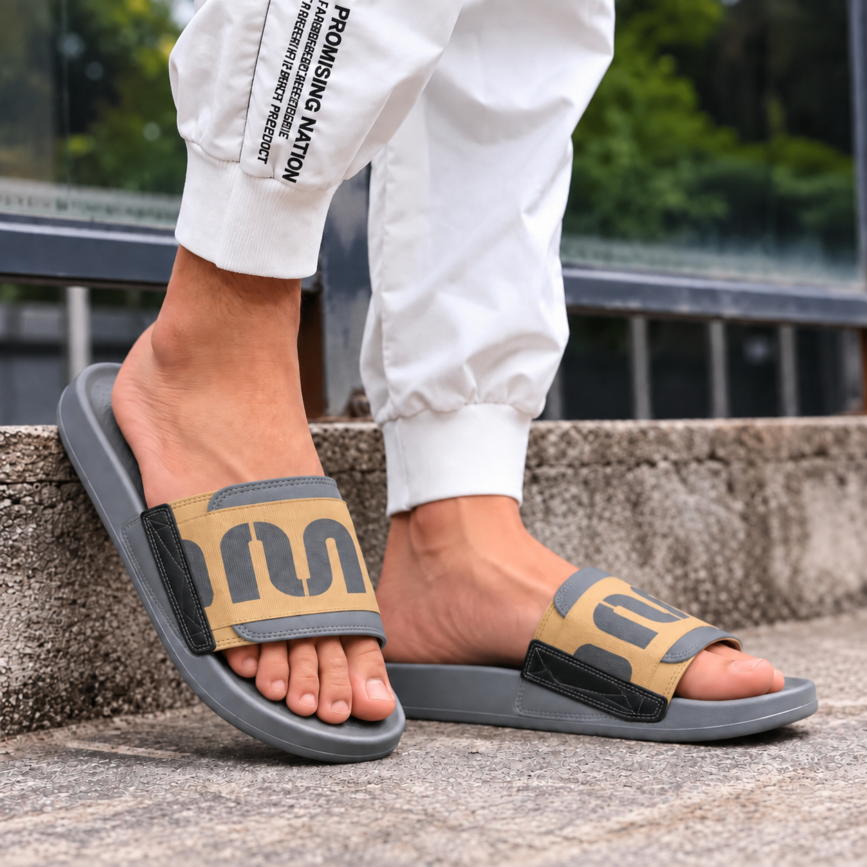 Men’s Stylish Casual Slide Sandals - Image 3