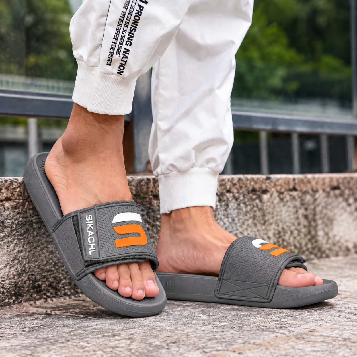 Men’s Stylish Casual Lightweight Slides - Image 2